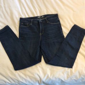 Old Navy mid-rise rock star jeans